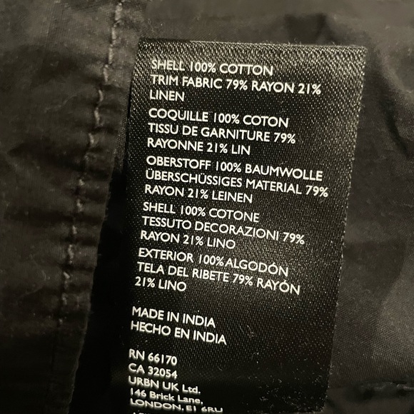 Anthropologie Pilcro Black Reworked Ruffle Oversized Tunic XL - Picture 9 of 9